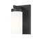 Z-Lite Danica 1 Light Wall Sconce, 4.75in. W x 8.75in. H, Matte Black 3044-1S-MB - alternate 1